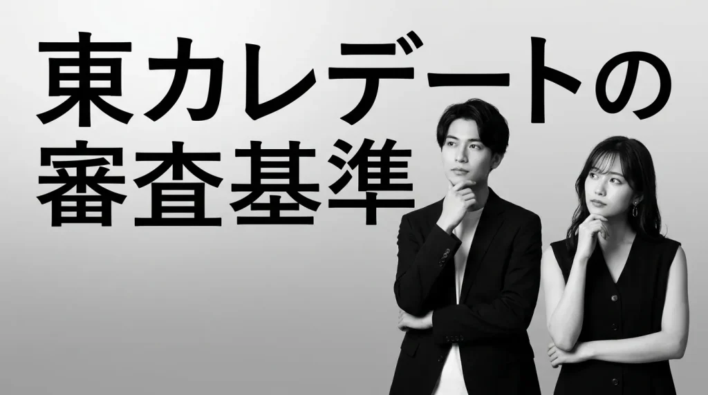 東カレデートの審査基準を完全解説
