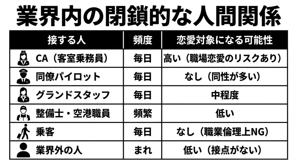 業界内の閉鎖的な人間関係