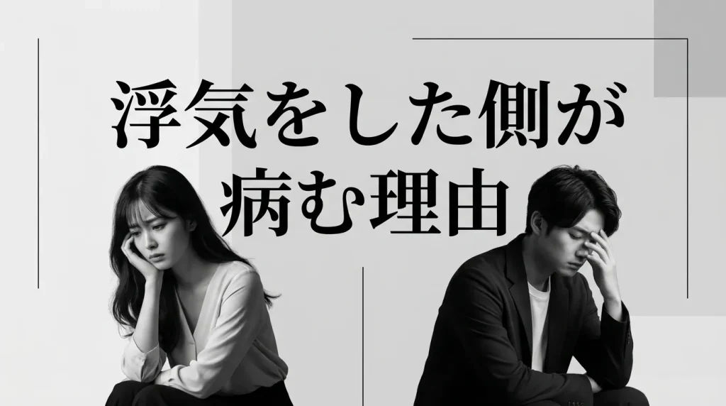 浮気をした側が病む理由 罪悪感とうつの関係