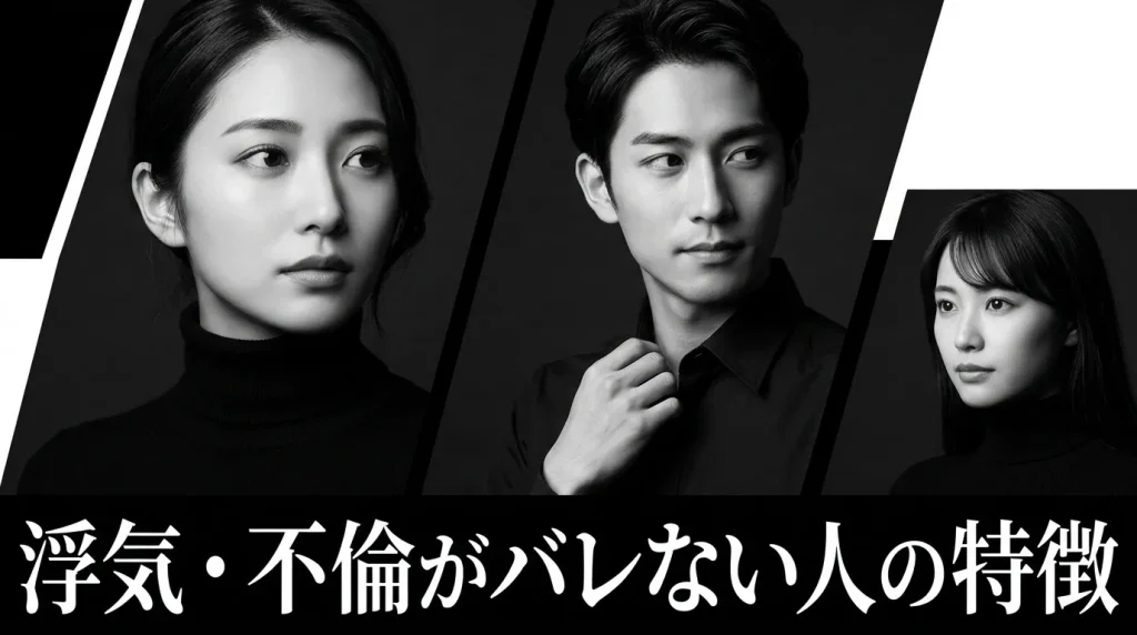 浮気・不倫がバレない人に共通する特徴