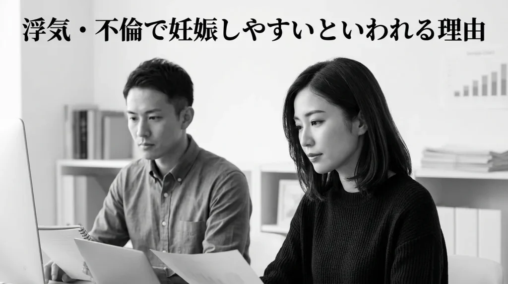 浮気・不倫で妊娠しやすいといわれる理由