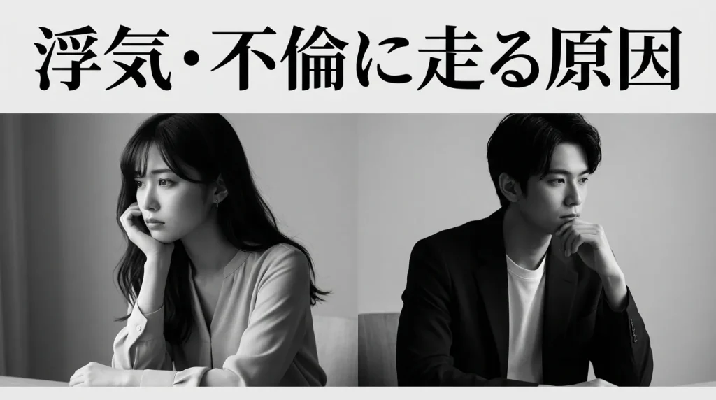 浮気・不倫に走るきっかけと心理的背景