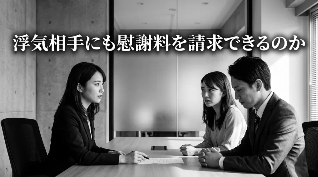 浮気相手にも慰謝料を請求できるのか