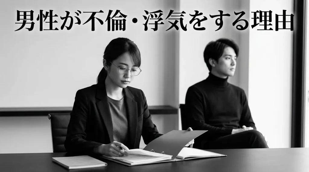 男性が不倫・浮気をする本当の理由
