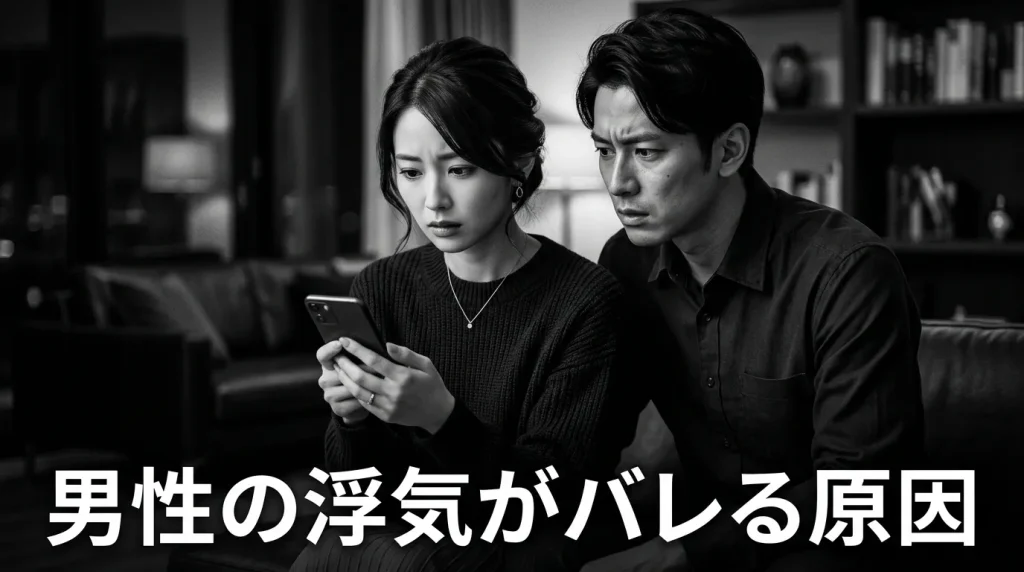 男性の浮気がバレる原因と心理
