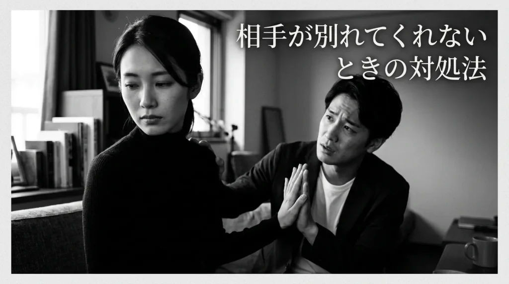 相手が別れてくれないときの対処法