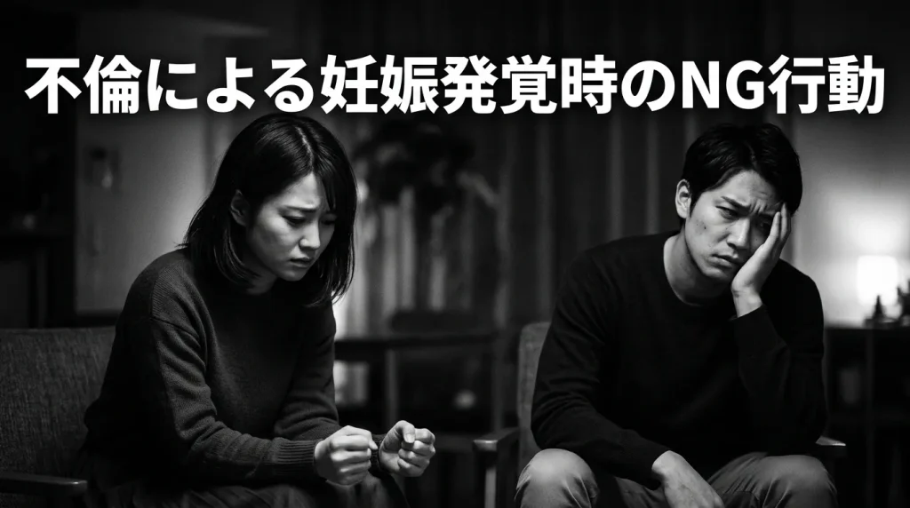 絶対にやってはいけない行動