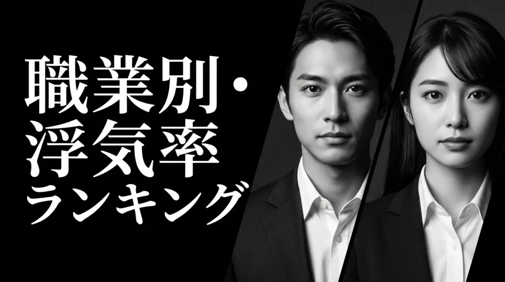 職業別で見る浮気率ランキング