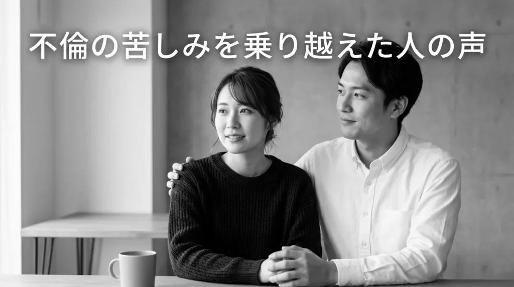 実際に不倫の苦しみを乗り越えた人の声