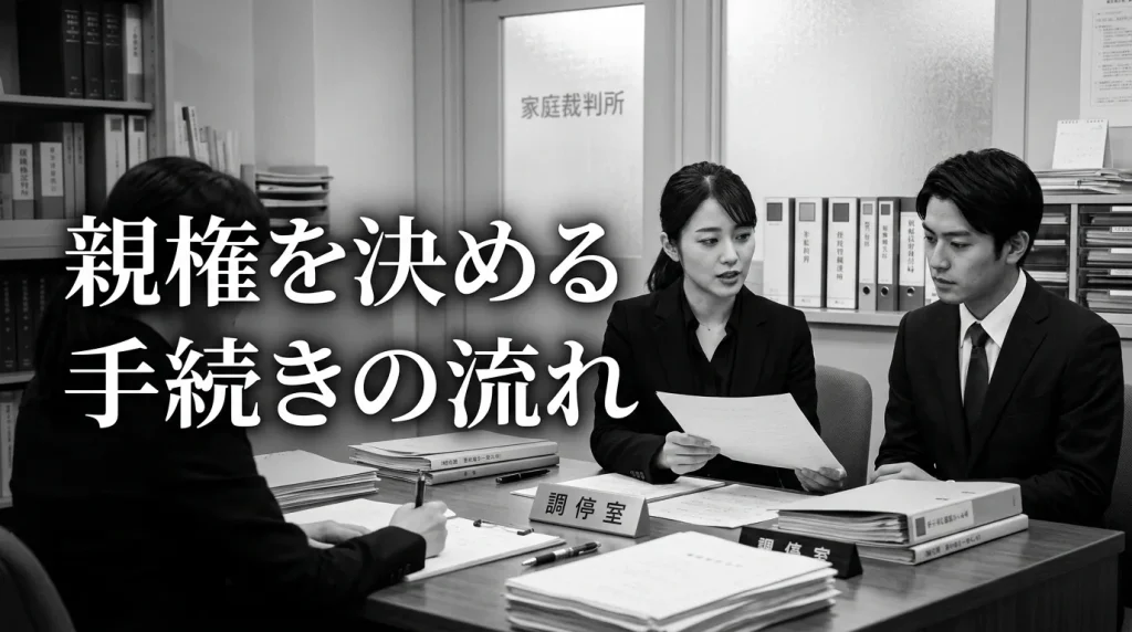 親権を決める手続きの流れ