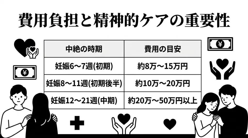 費用負担と精神的ケアの重要性