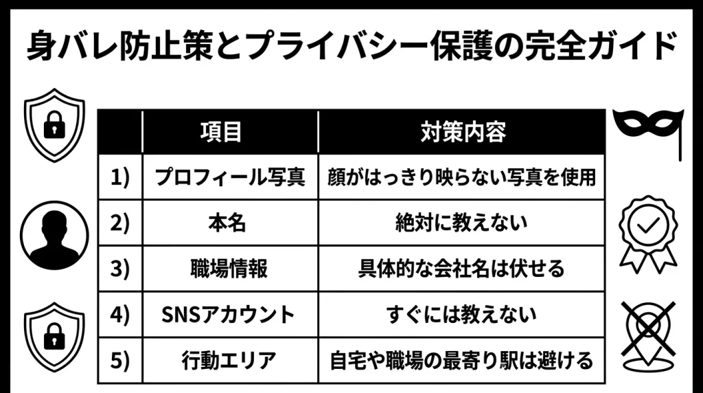 身バレ防止策とプライバシー保護の完全ガイド