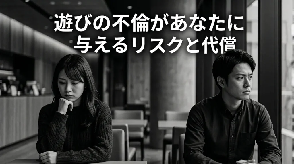 遊びの不倫があなたに与えるリスクと代償