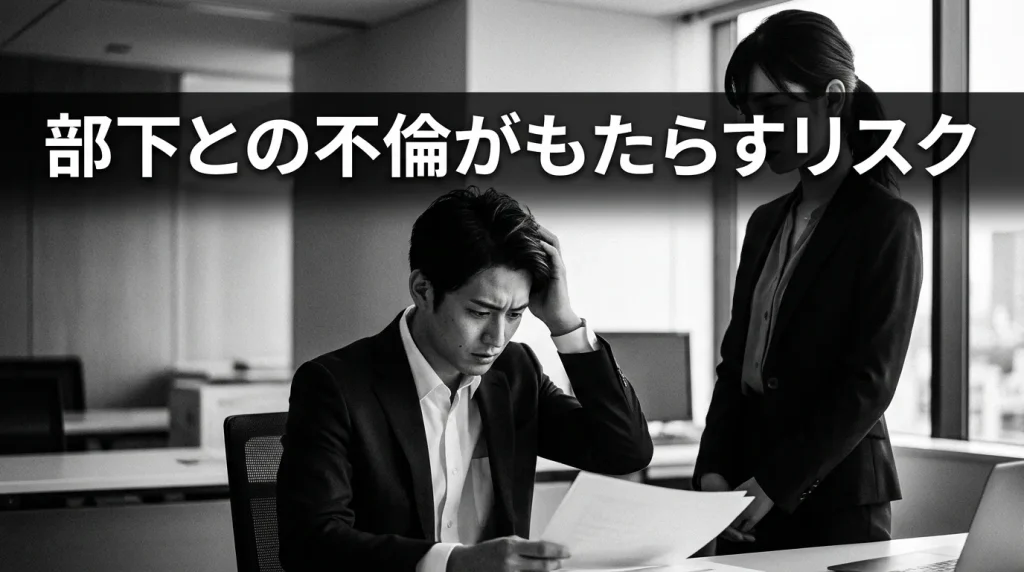 部下との不倫がもたらす深刻なリスク