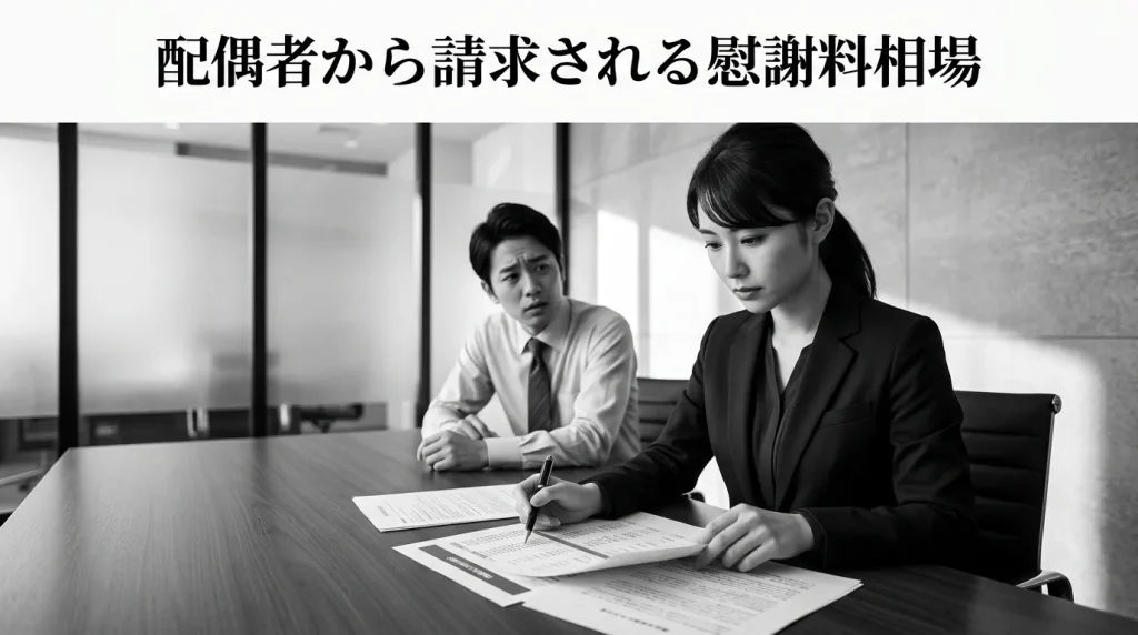 配偶者から請求される慰謝料の相場と決まり方