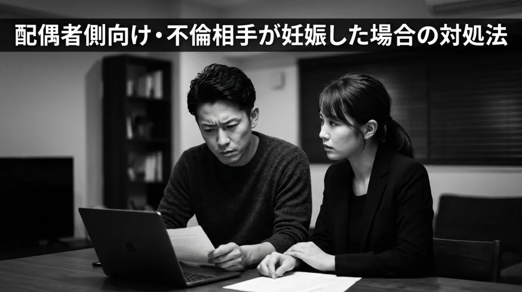 配偶者の不倫相手が妊娠した場合の対処法（被害者側向け）