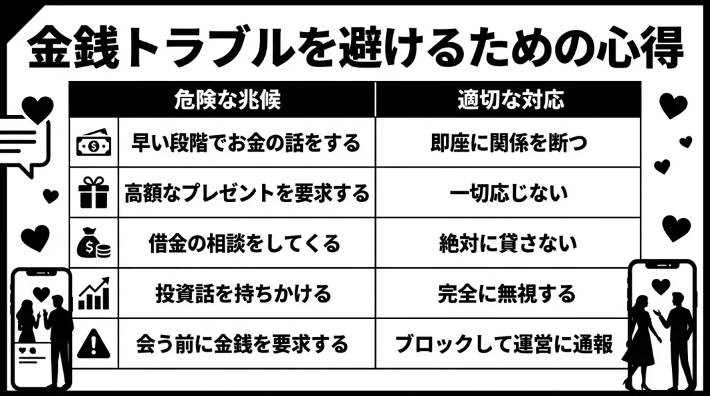 金銭トラブルを避けるための心得