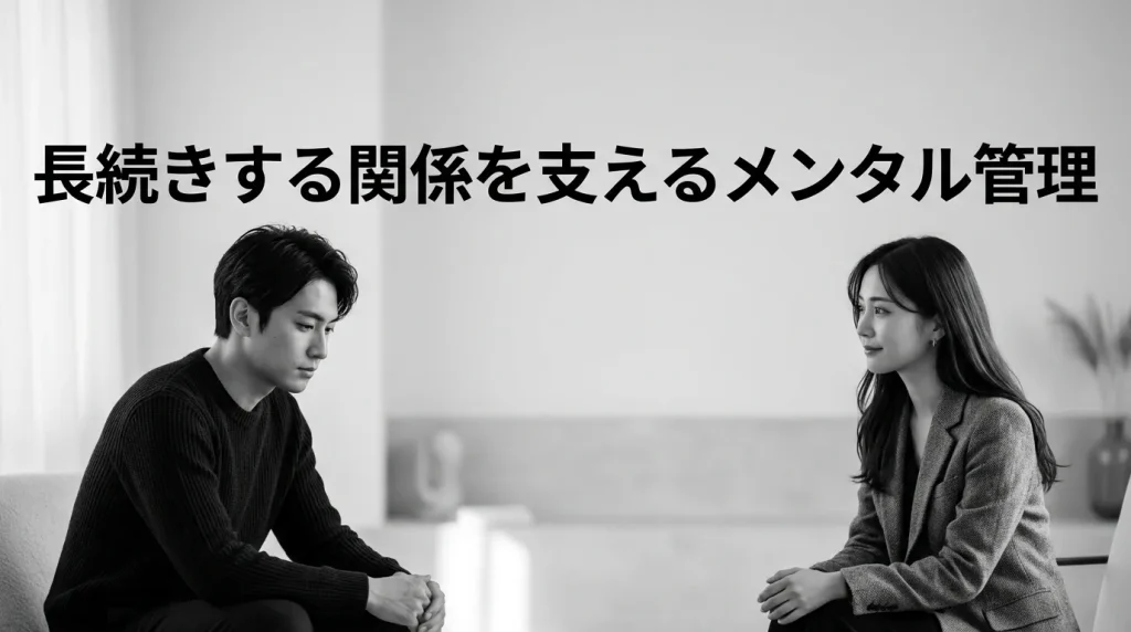長続きする関係を支えるメンタルの整え方