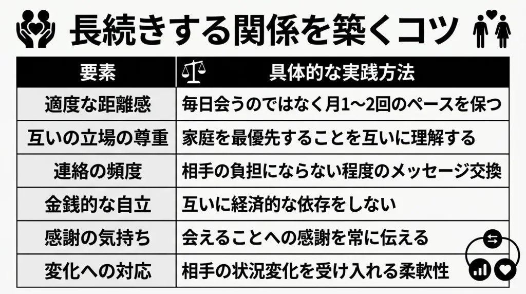長続きする関係を築くコツ