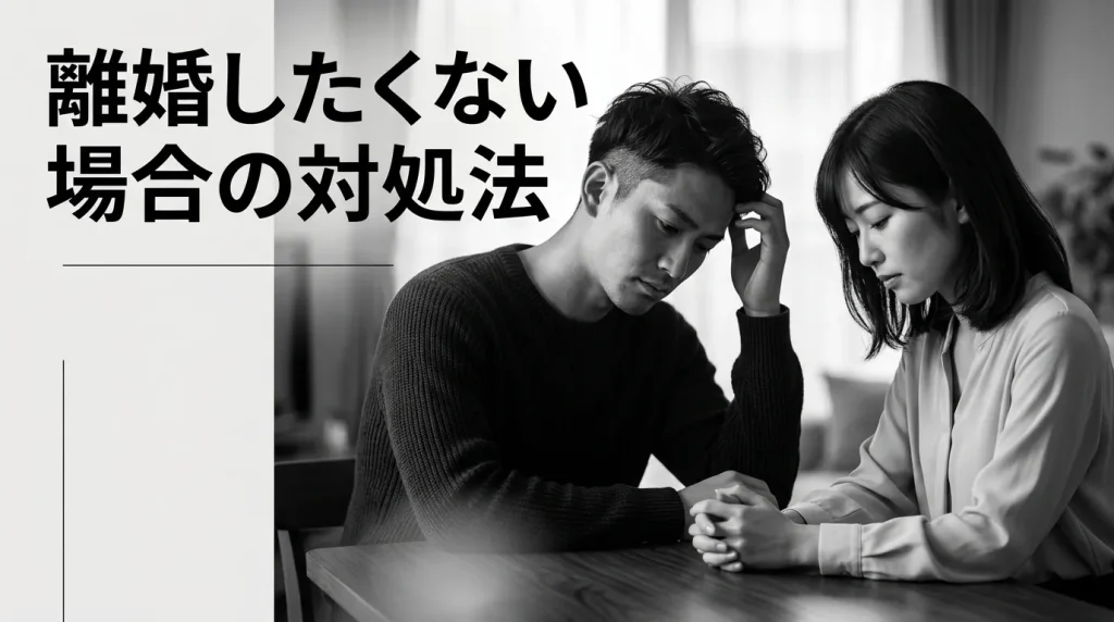 離婚したくない場合の対処法