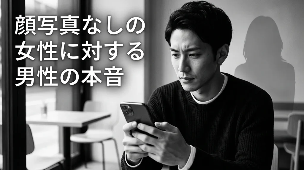 顔写真なしの女性に対する男性の本音