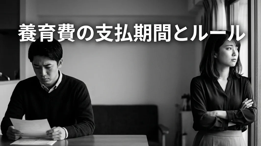 養育費の支払期間とルール