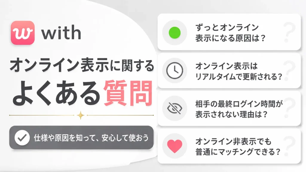 withのオンライン表示に関するよくある質問