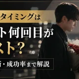 告白のタイミングはデート何回目がベスト？告白場所・成功率まで解説